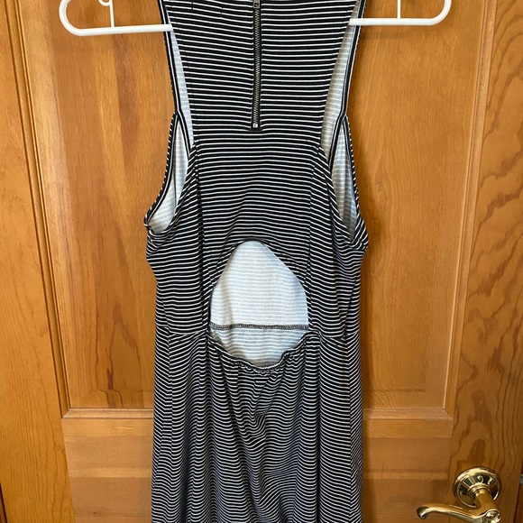 AE Size Medium Striped Skater Dress - Picture 1 of 3